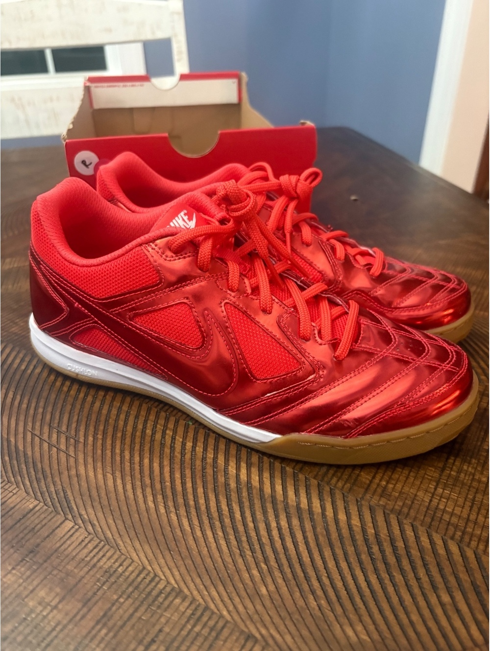 Nike Gato LV8 Red Crimson Gum Bottom Sneakers IB3566-600